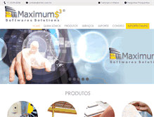 Tablet Screenshot of maximums3softwares.com.br